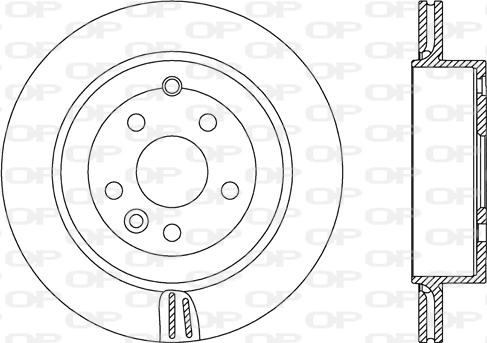 Open Parts BDA2672.20 - Brake Disc autospares.lv