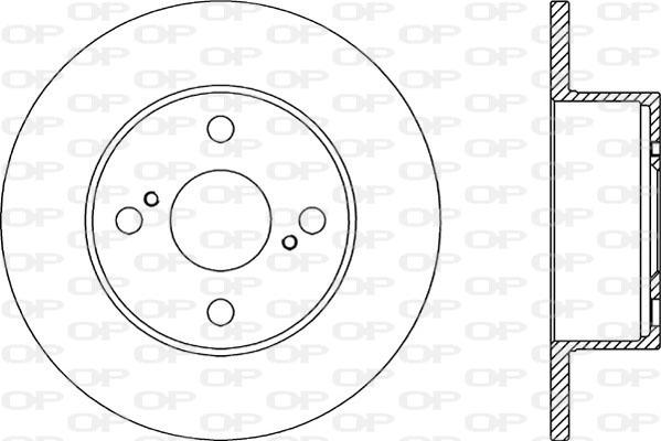 Open Parts BDA2044.10 - Brake Disc autospares.lv