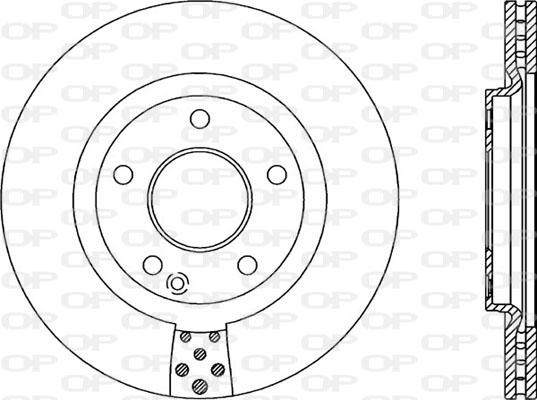 Open Parts BDA2054.20 - Brake Disc autospares.lv