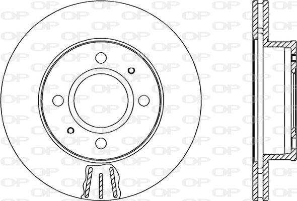 Open Parts BDA2056.20 - Brake Disc autospares.lv