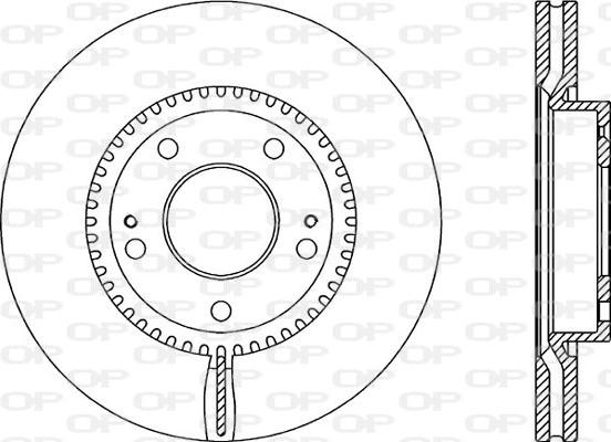 Open Parts BDR2069.20 - Brake Disc autospares.lv