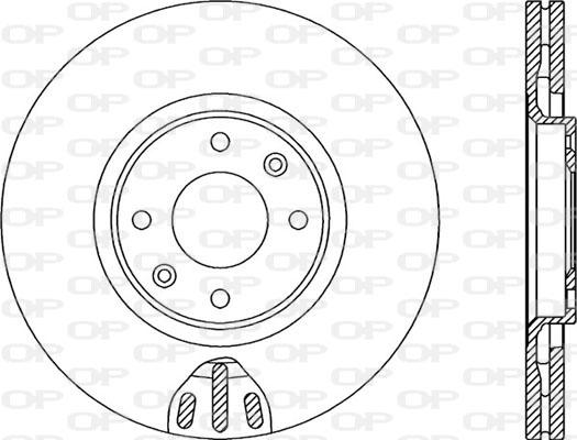 Open Parts BDR2068.20 - Brake Disc autospares.lv