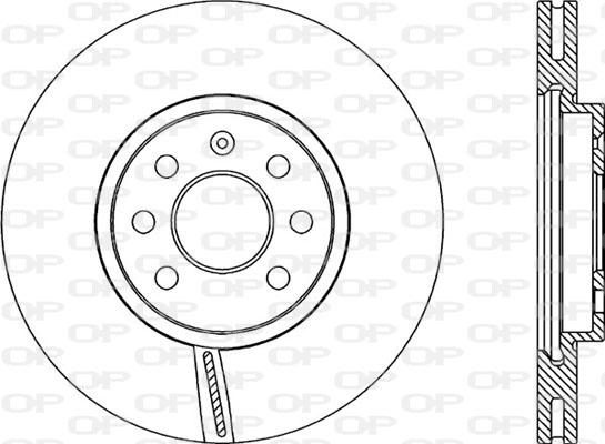 Open Parts BDA2074.20 - Brake Disc autospares.lv