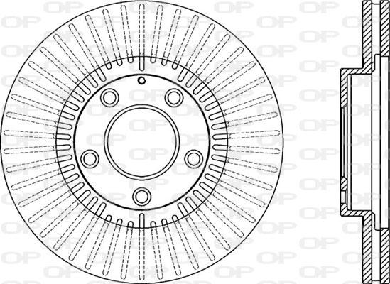 Open Parts BDA2075.20 - Brake Disc autospares.lv