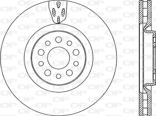 Open Parts BDA2191.20 - Brake Disc autospares.lv