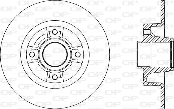 Open Parts BDR2165.10 - Brake Disc autospares.lv