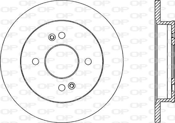 Open Parts BDA2184.10 - Brake Disc autospares.lv