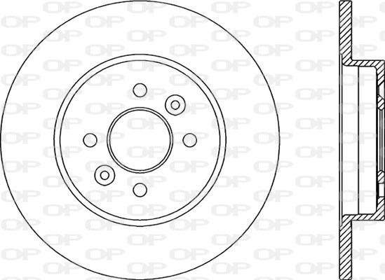 Open Parts BDA2183.10 - Brake Disc autospares.lv