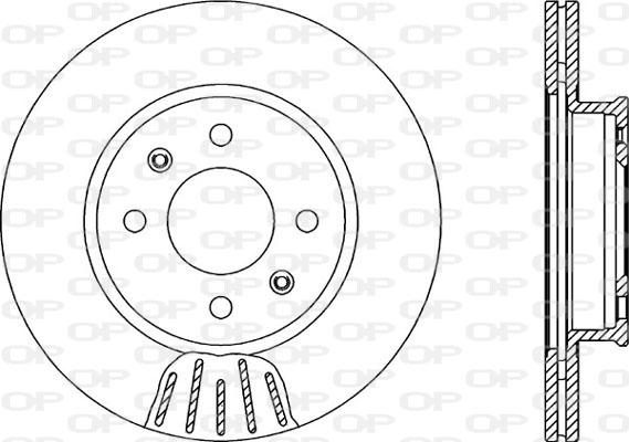 Open Parts BDA2132.20 - Brake Disc autospares.lv