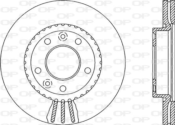 Open Parts BDA2137.20 - Brake Disc autospares.lv