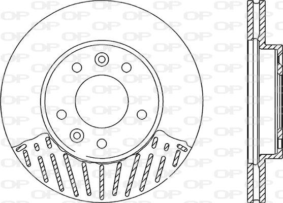 Open Parts BDA2124.20 - Brake Disc autospares.lv