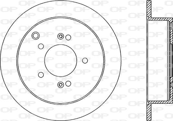 Open Parts BDR2174.10 - Brake Disc autospares.lv