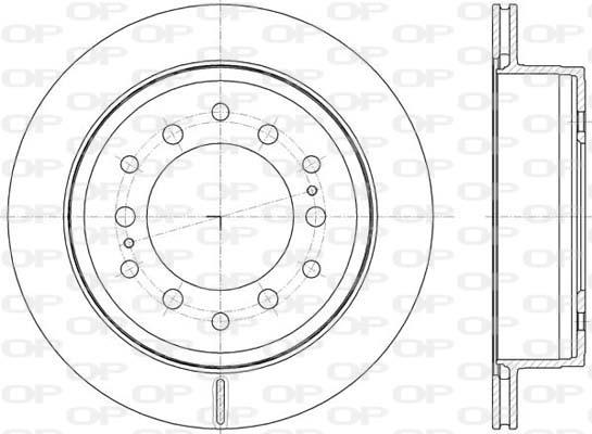 Open Parts BDA2808.20 - Brake Disc autospares.lv