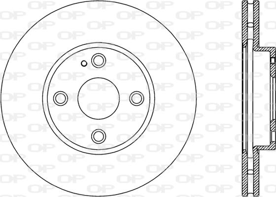 Open Parts BDA2807.20 - Brake Disc autospares.lv