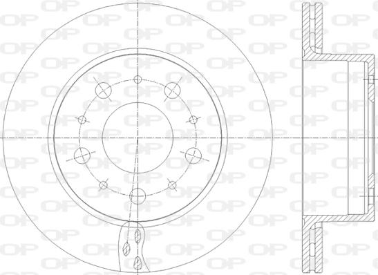 Open Parts BDA2818.20 - Brake Disc autospares.lv