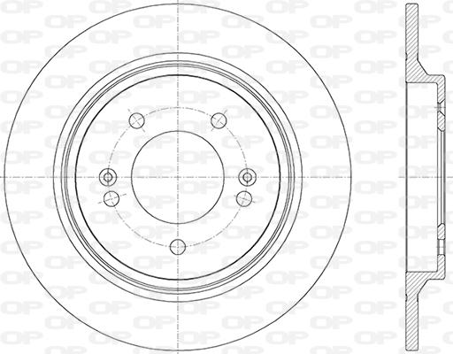 Open Parts BDA2839.10 - Brake Disc autospares.lv