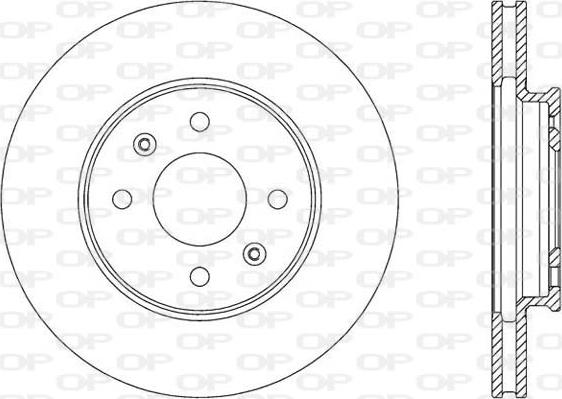 Open Parts BDA2830.20 - Brake Disc autospares.lv