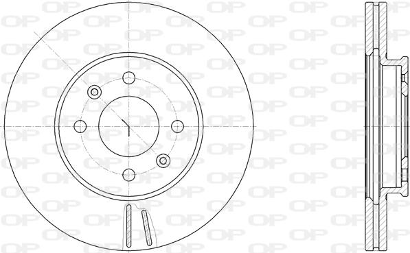 Open Parts BDA2831.20 - Brake Disc autospares.lv