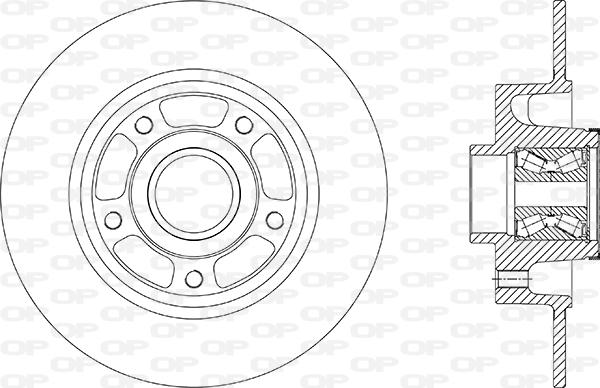 Open Parts BDA2879.30 - Brake Disc autospares.lv