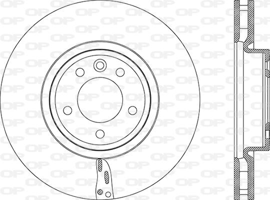 Open Parts BDA2874.20 - Brake Disc autospares.lv