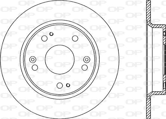 Open Parts BDA2344.10 - Brake Disc autospares.lv