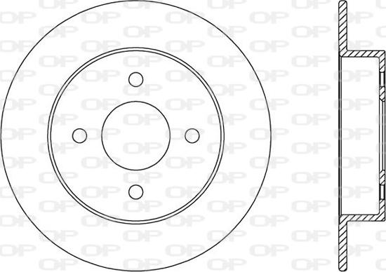 Japanparts DP-198 - Brake Disc autospares.lv