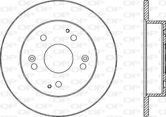 Open Parts BDA2342.10 - Brake Disc autospares.lv