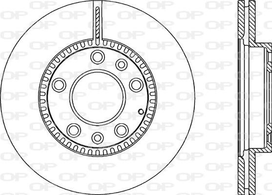 Open Parts BDA2356.20 - Brake Disc autospares.lv