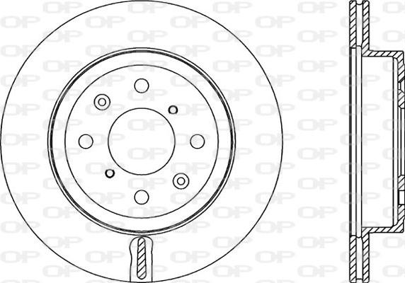 Open Parts BDA2353.20 - Brake Disc autospares.lv