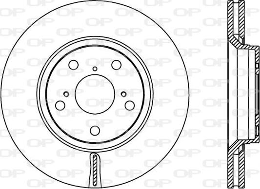 Open Parts BDA2365.20 - Brake Disc autospares.lv