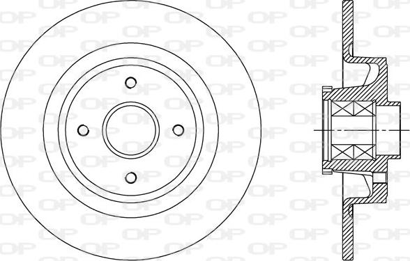 Open Parts BDA2363.10 - Brake Disc autospares.lv