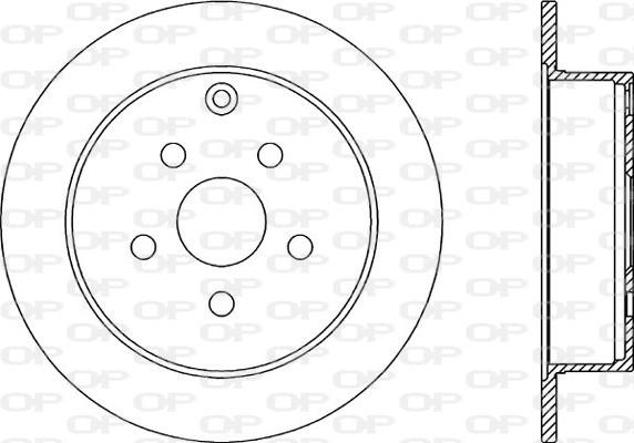Open Parts BDA2314.10 - Brake Disc autospares.lv