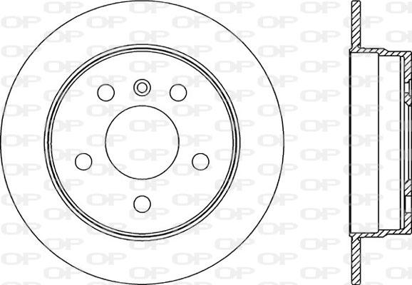 Open Parts BDA2311.10 - Brake Disc autospares.lv