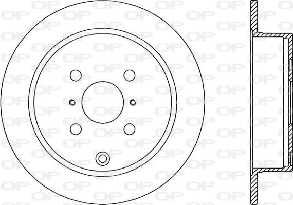 Open Parts BDA2312.10 - Brake Disc autospares.lv