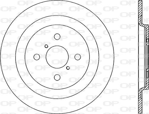 Open Parts BDA2339.10 - Brake Disc autospares.lv