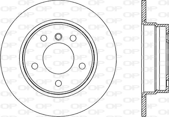 Open Parts BDA2333.10 - Brake Disc autospares.lv