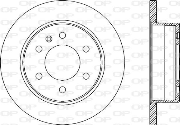 Open Parts BDA2325.10 - Brake Disc autospares.lv