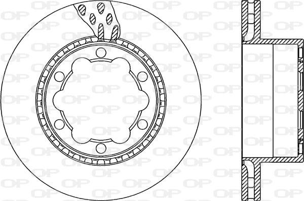 Open Parts BDA2326.20 - Brake Disc autospares.lv