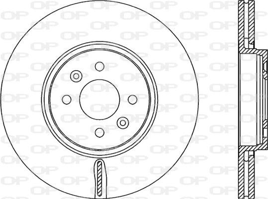 Open Parts BDA2321.20 - Brake Disc autospares.lv