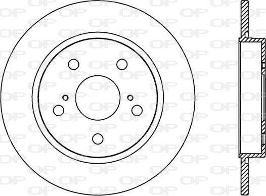 Open Parts BDA2378.10 - Brake Disc autospares.lv