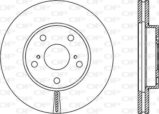 Open Parts BDA2377.20 - Brake Disc autospares.lv