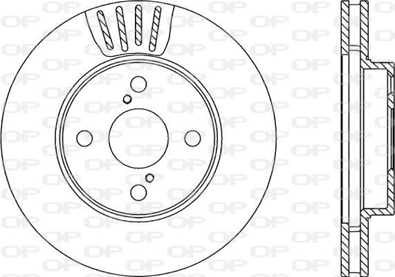 Open Parts BDA2292.20 - Brake Disc autospares.lv