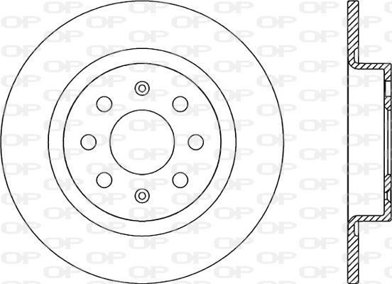 Open Parts BDR2249.10 - Brake Disc autospares.lv