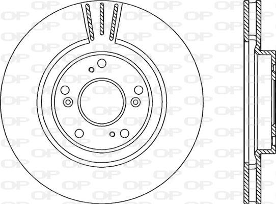 Open Parts BDA2209.20 - Brake Disc autospares.lv