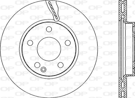 Open Parts BDA2200.20 - Brake Disc autospares.lv