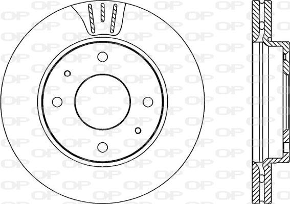 Open Parts BDA2203.20 - Brake Disc autospares.lv