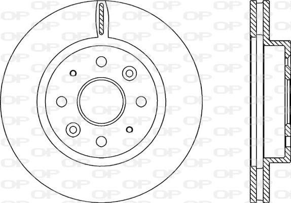 Optimal BS-8180C - Brake Disc autospares.lv