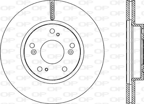Open Parts BDA2218.20 - Brake Disc autospares.lv