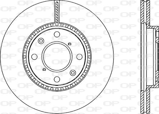 Open Parts BDA2283.20 - Brake Disc autospares.lv