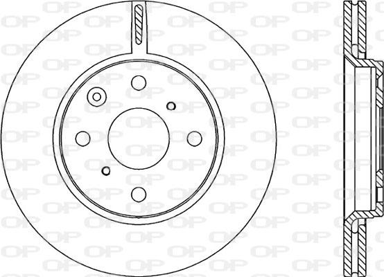 Open Parts BDR2228.20 - Brake Disc autospares.lv